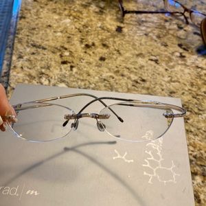 Flexible, rimless glasses